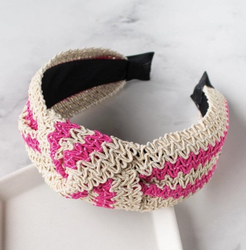 Zig Zag HeadbandPink