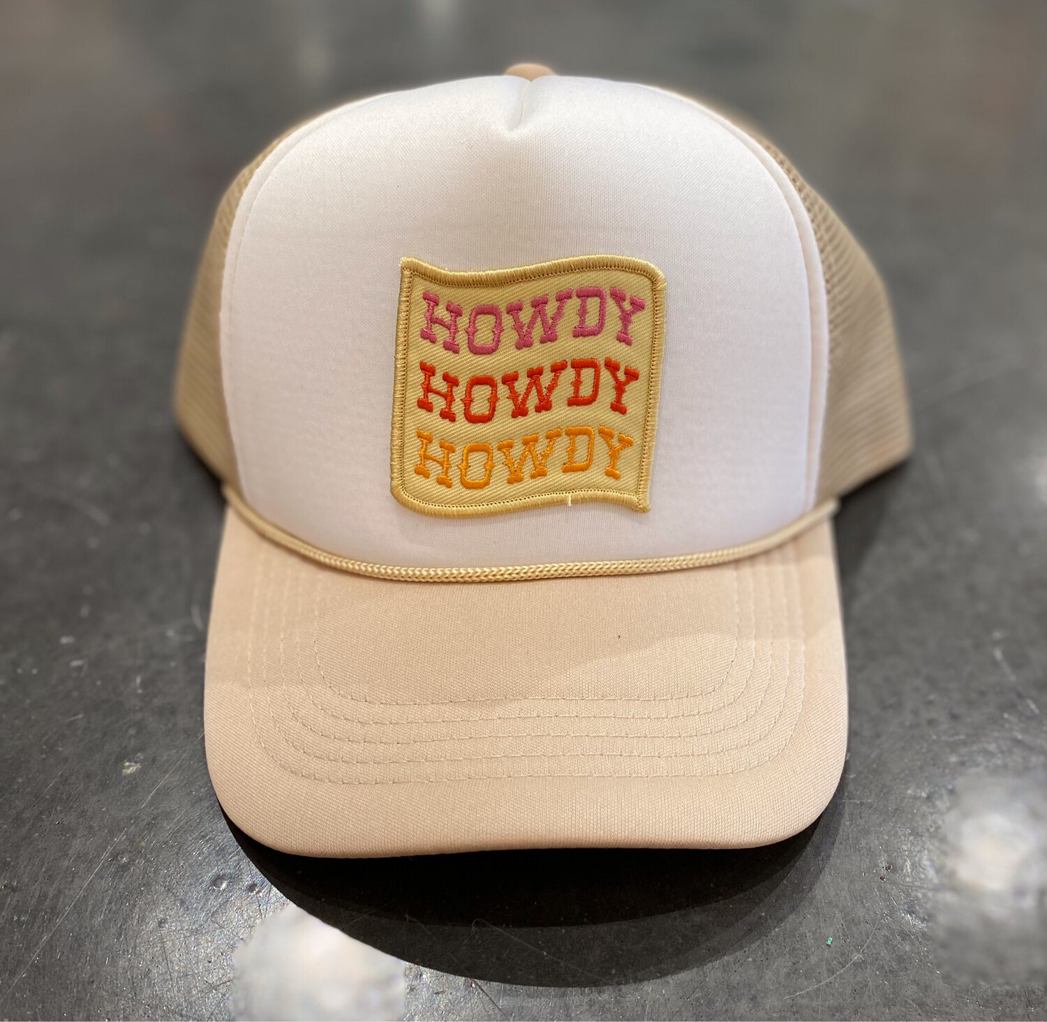 Howdy Howdy Howdy Trucker-Tan