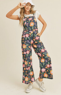 Floral Overalls