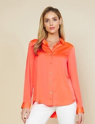 Orange You Glad Silk Shirt