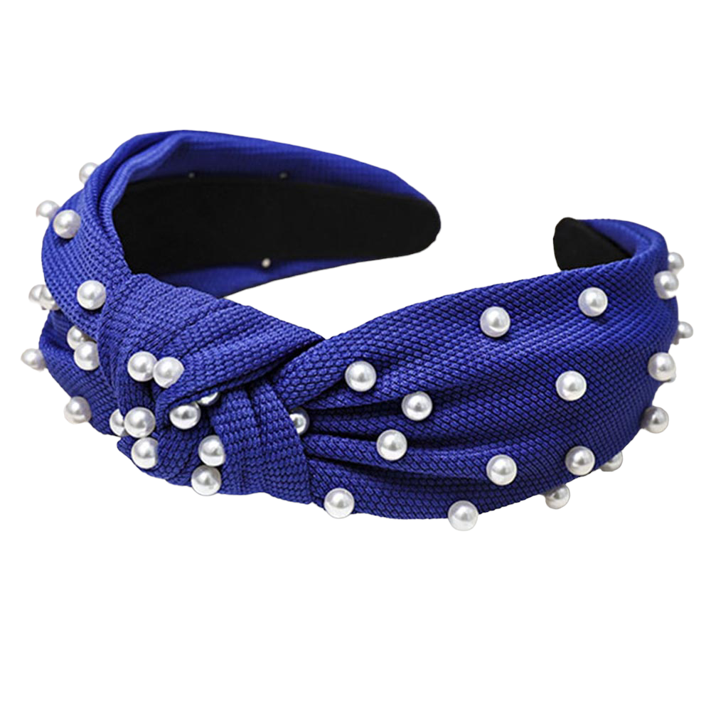 Blue Pearl Headband