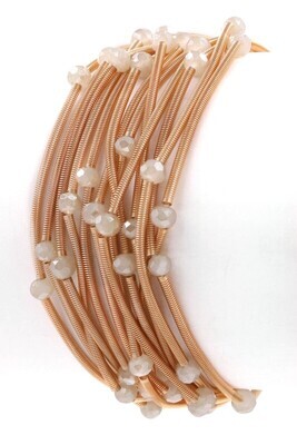 Coil Bracelet Set-Ivory