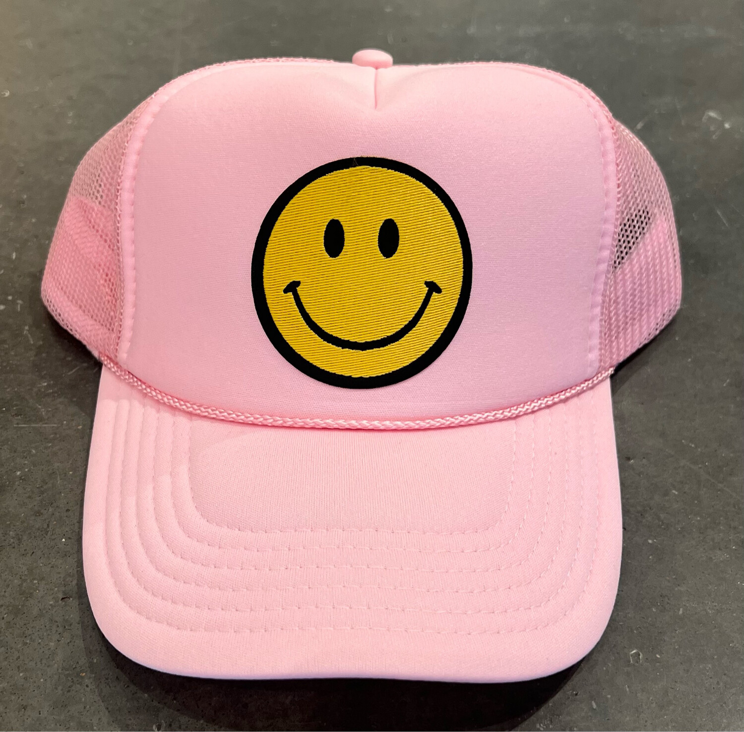 All Smiles Trucker-Lt Pink