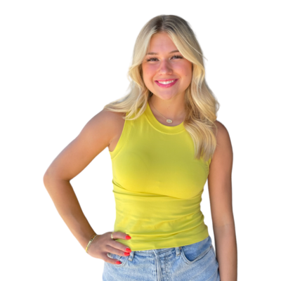 Camilla Tank-Yellow