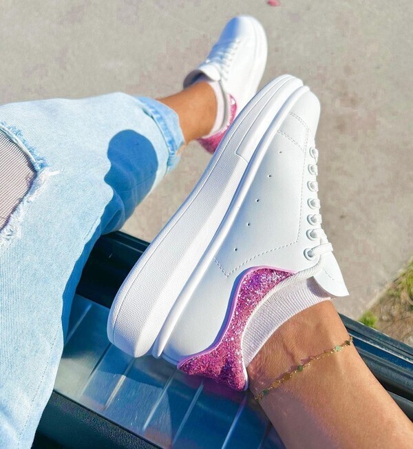 Glitter Queen Sneaker-Pink