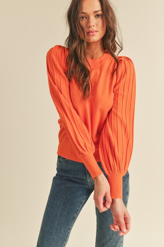 Louisa Sweater-Orange