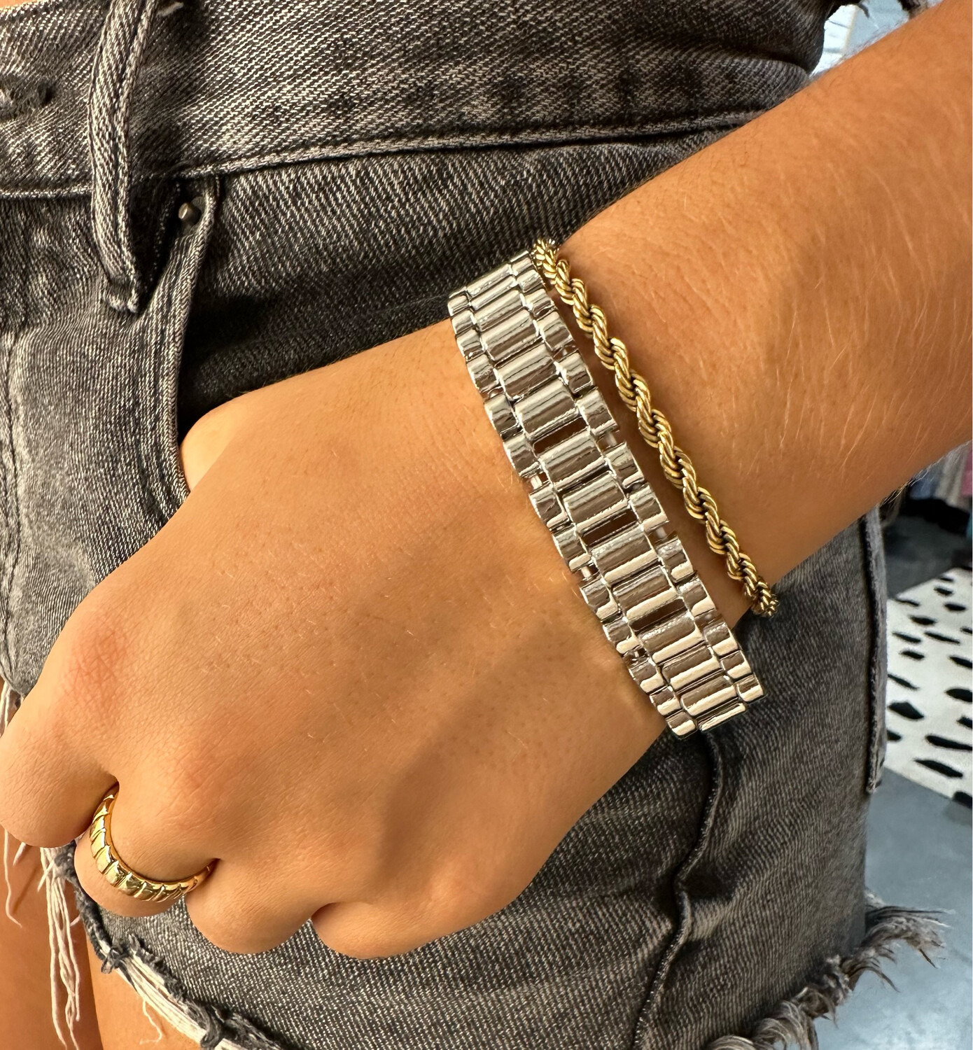 Watch Band Bracelet-Silver