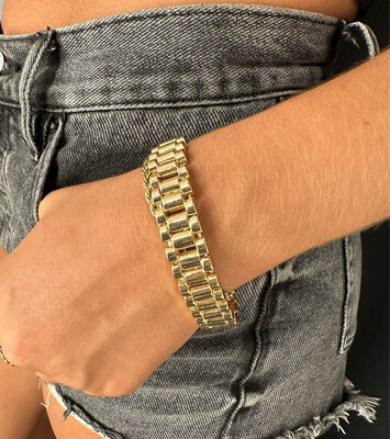 Watch Band Bracelet-Gold