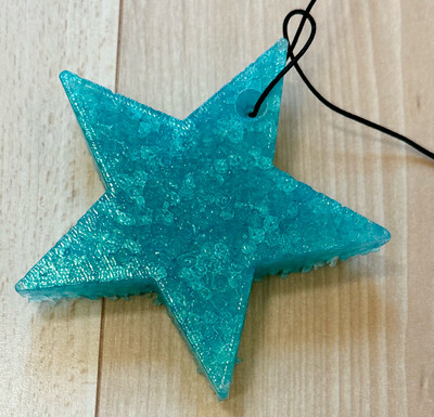 Sparkle Star Freshie-Blue