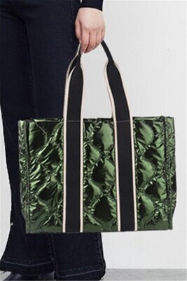 Puffy Tote -Green