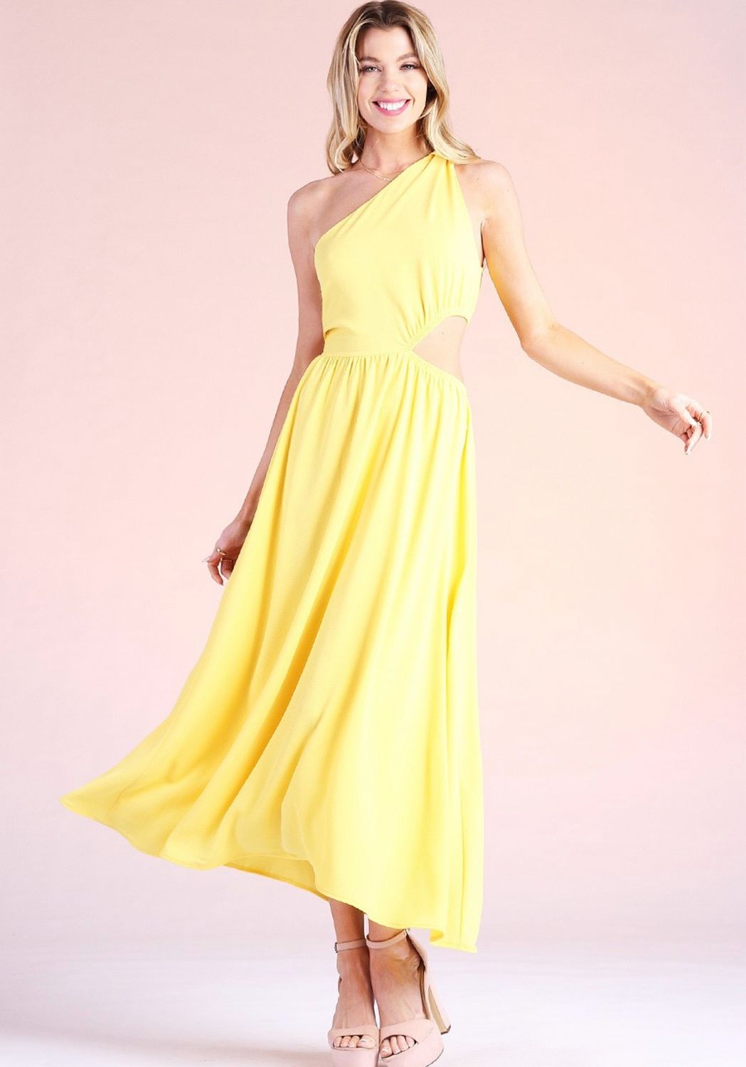 Hey Gurl Midi-Yellow