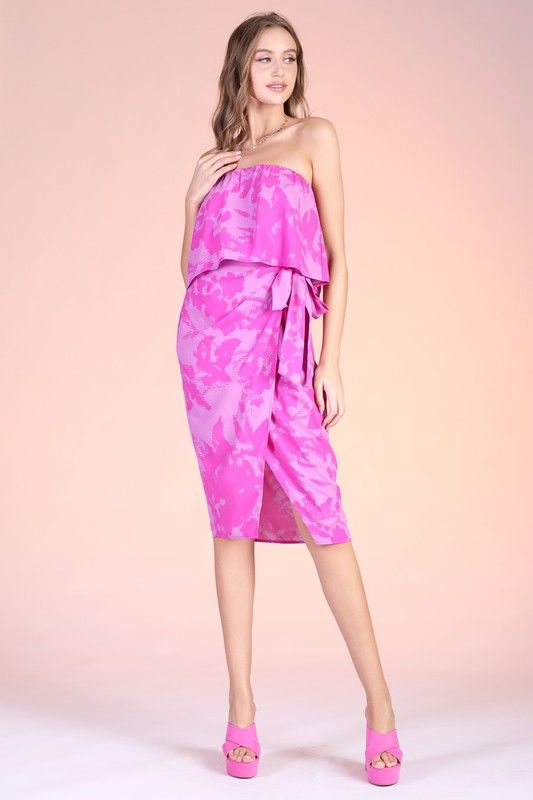 Cala Floral Wrap Dress