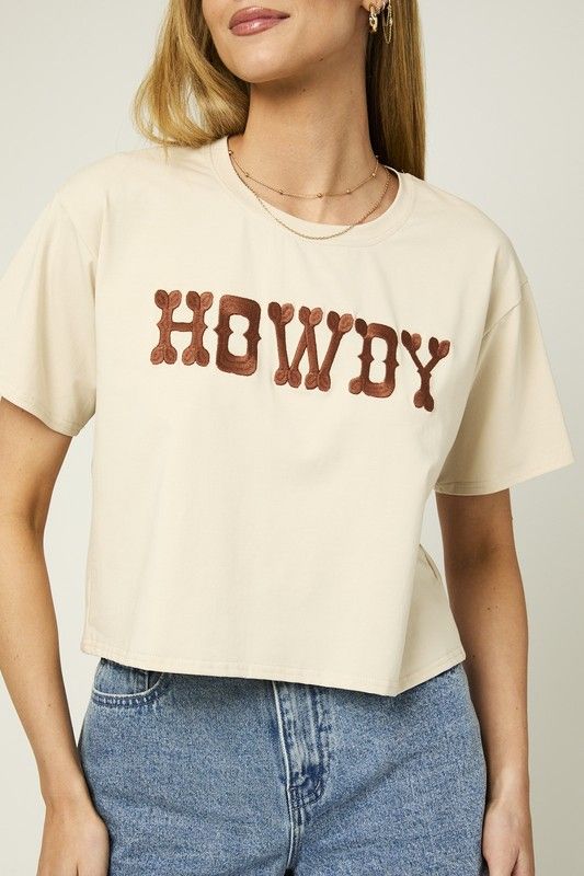 Vintage Howdy Crop Tee