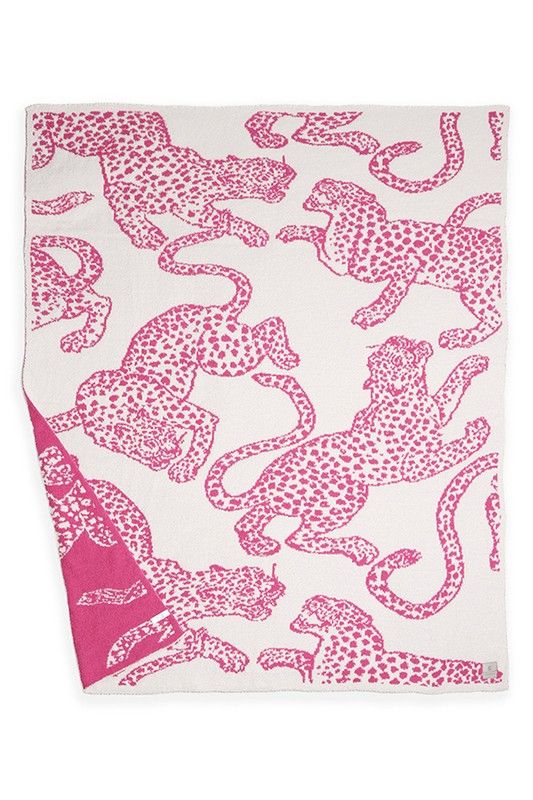 Pink Cheetah Blanket