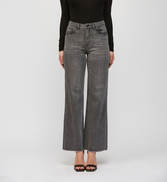 Dk Grey Super Soft Wide Leg