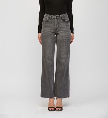 Dk Grey Super Soft Wide Leg