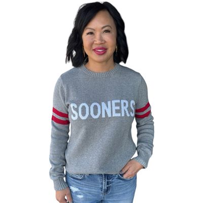Sooners Arm Stripe Sweater