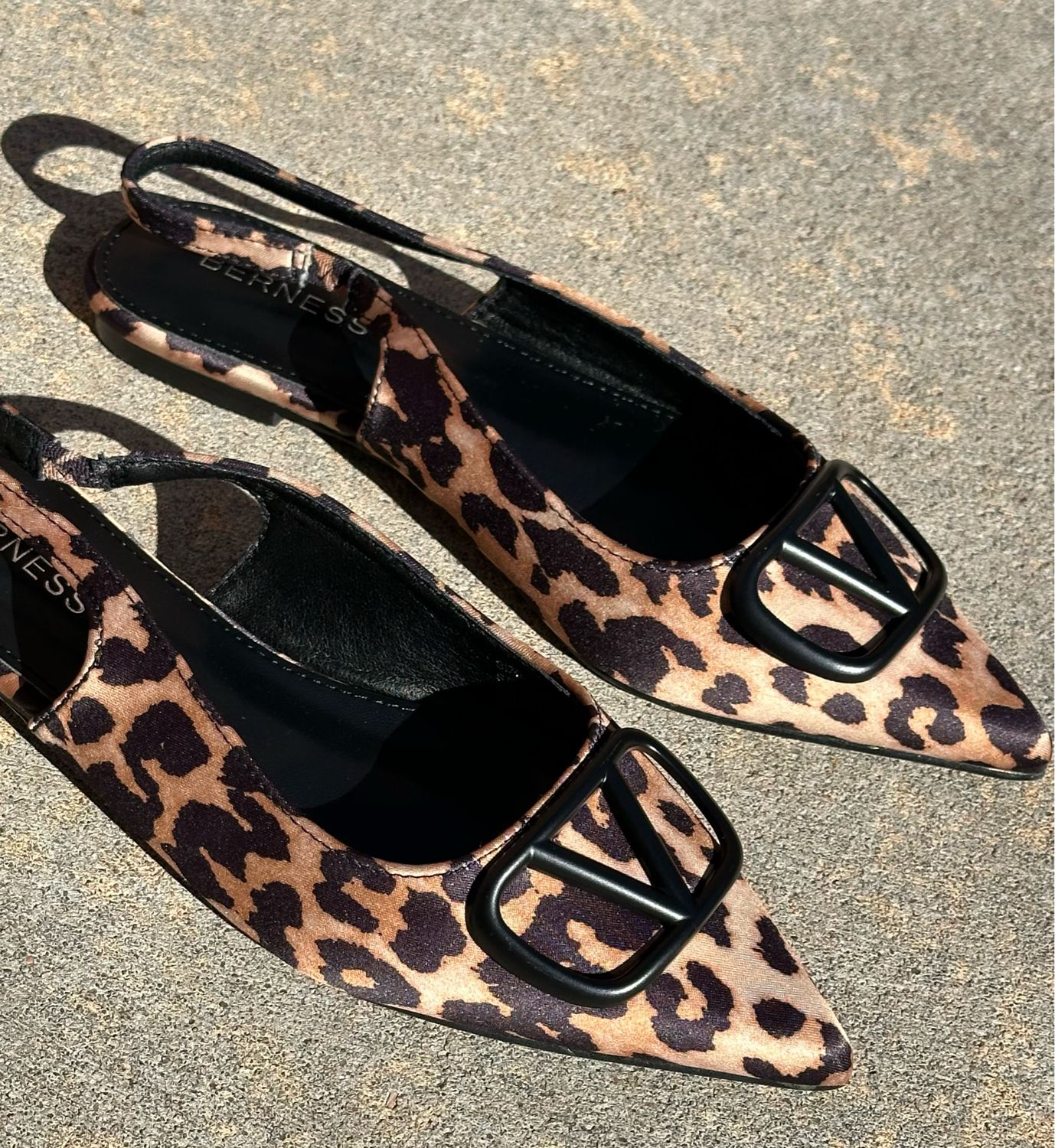 V Slingback-Leopard