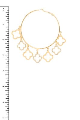 Multi Clover Big Hoop
