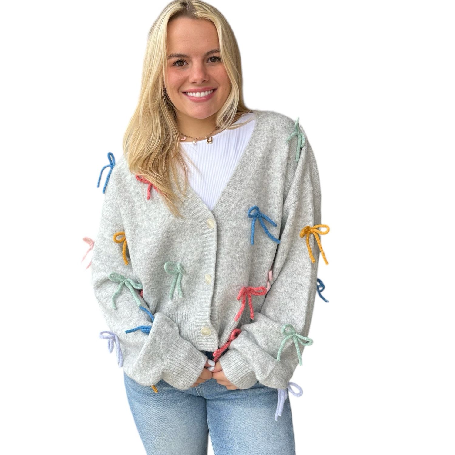 Multi Bow Cardi