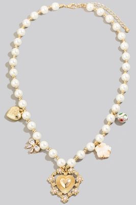 Pearl Charm Necklace