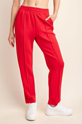 Kellee Scuba Pant-Red