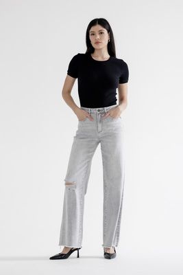 Grease Wide Leg Jean