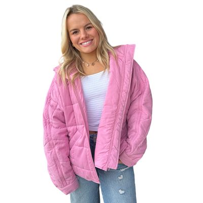 Lana Puffer Jkt-Pink