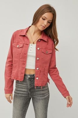 Red Denim Jacket