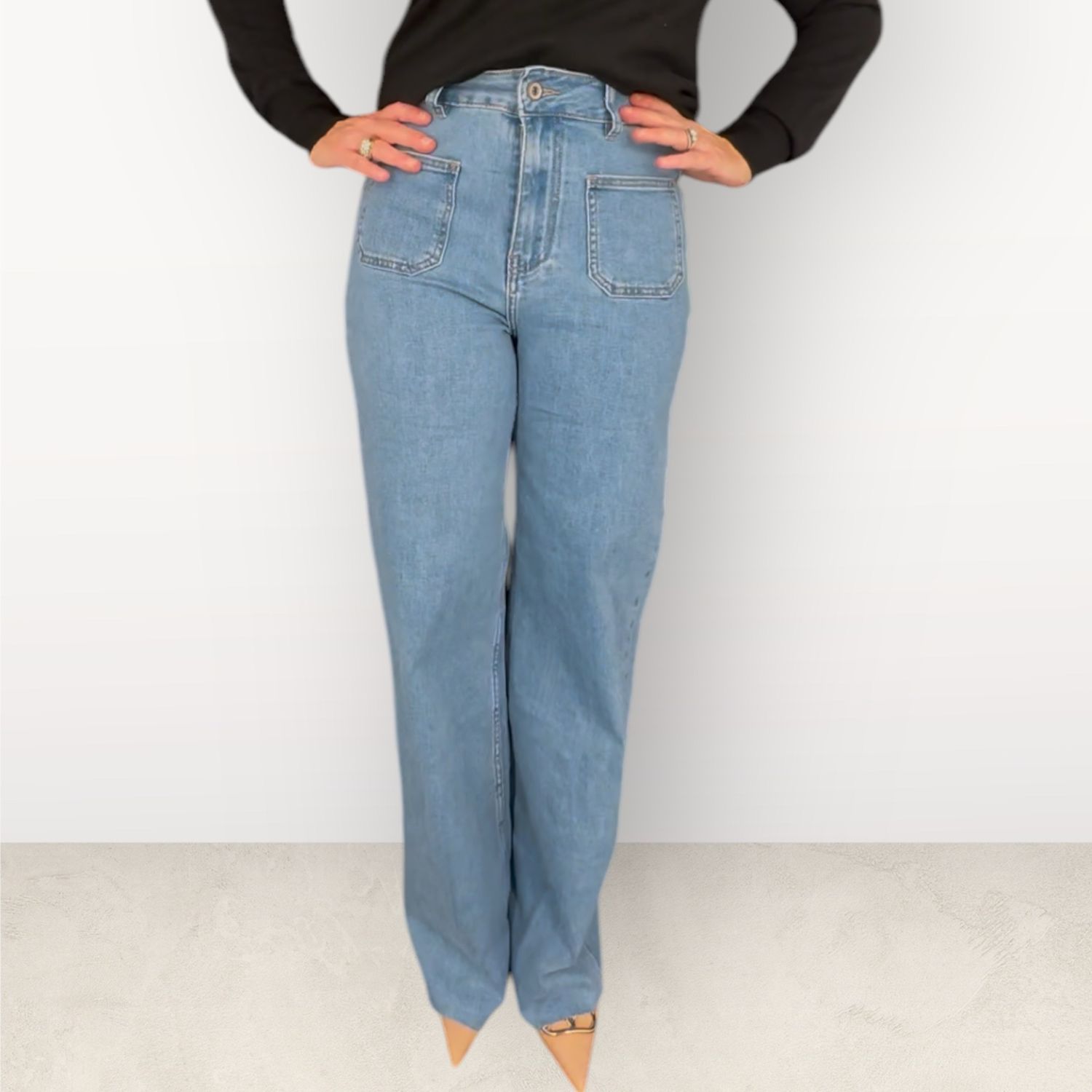 Soft Front Pocket Jeans