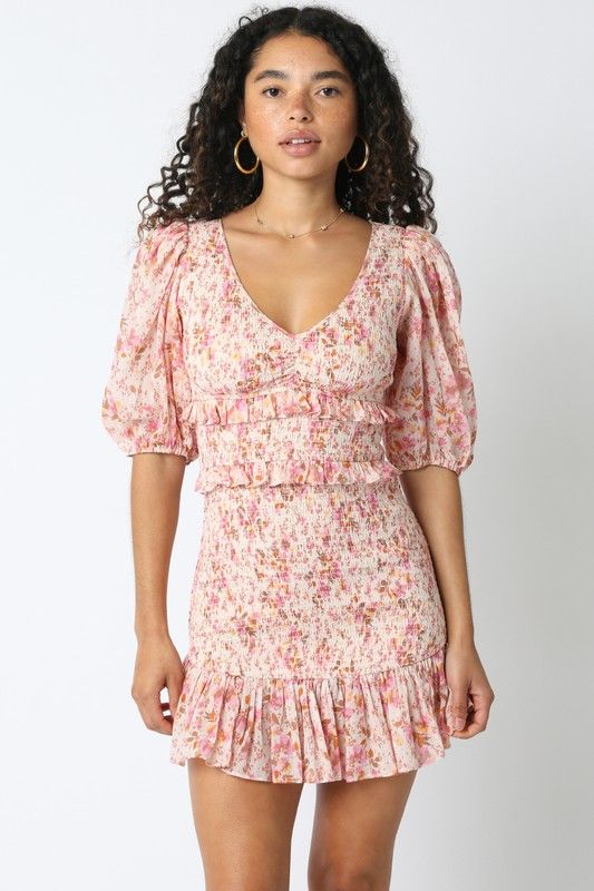 Delaney Smocked Dress
