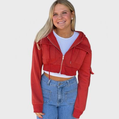 Gina Hoodie-Red