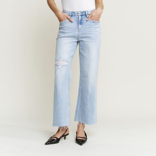 Cloudy Wide Leg Jean