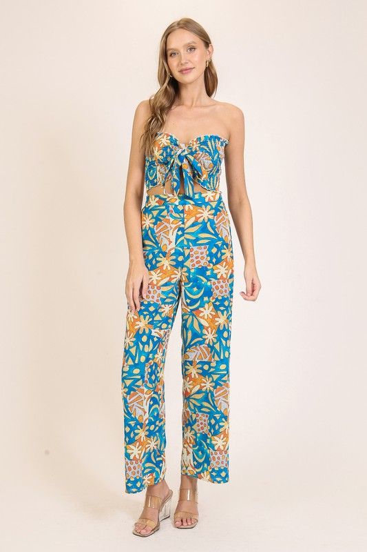 Blakely Tropical Set-Blue
