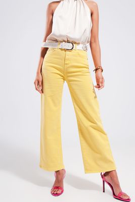 Mellow Yellow Wide Leg Jean