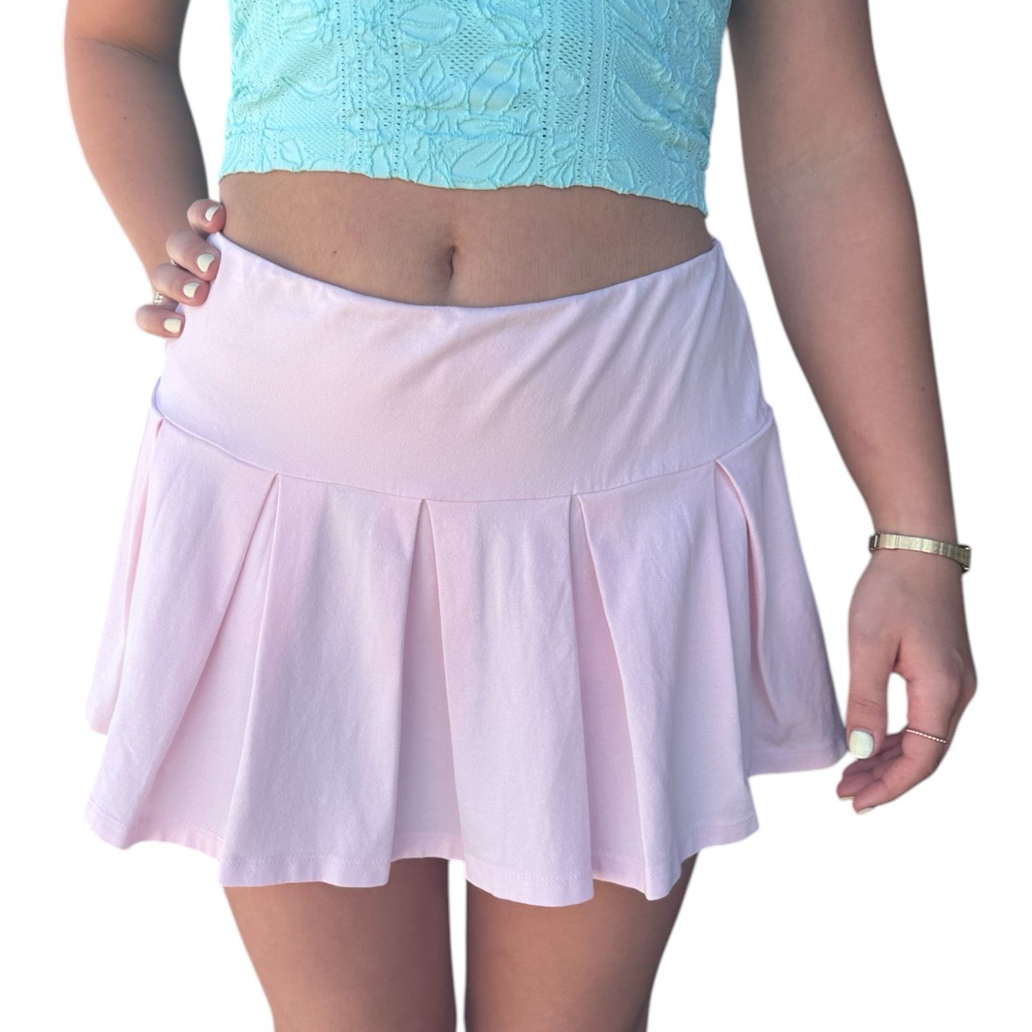 Kate Low Rise Skort-Pink