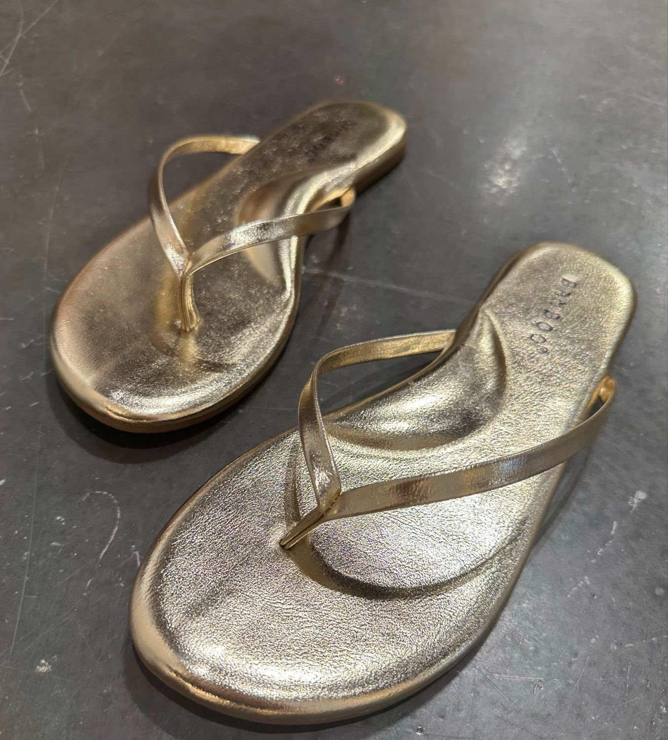 Simple Life Flip Flop-Gold