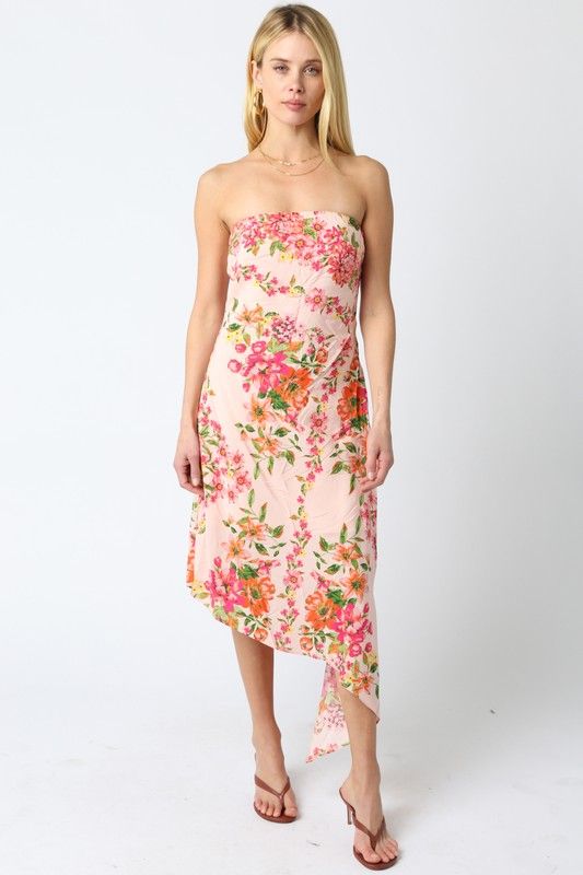 A Sym Floral Midi