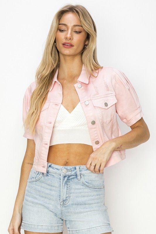 Kamber Jean Jacket-Pink