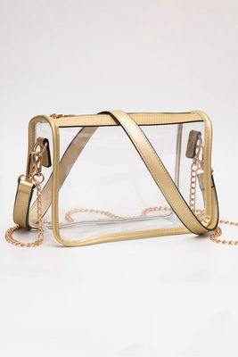 Golden Clear Bag