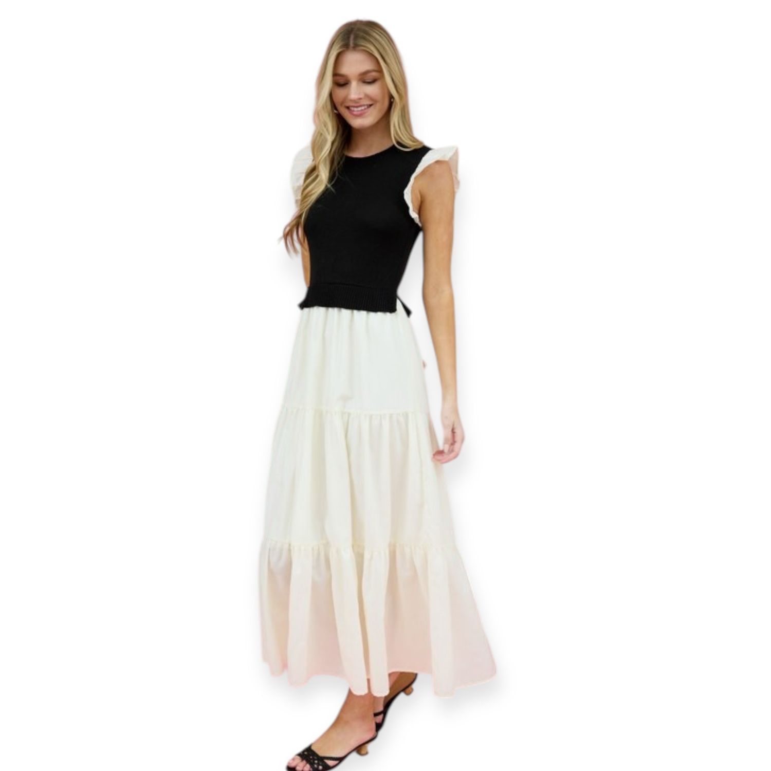 Kelly Sweater Top Midi Dress