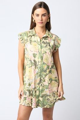 Laura Floral Ruffle Dress
