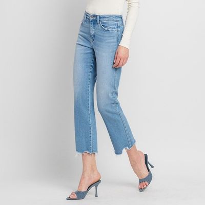 Comfy Hi Rise Straight Jean