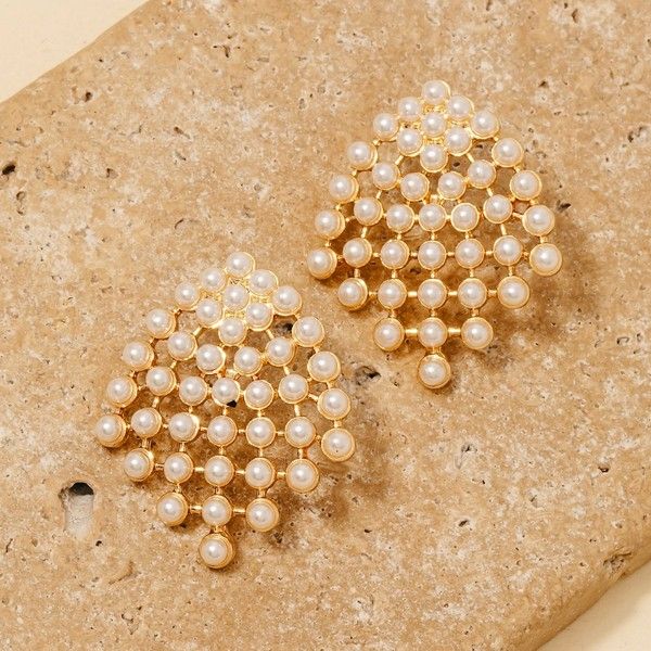 Pearl Waterfall Earrings