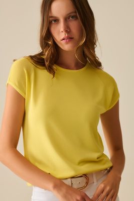 Malia Sweater-Yellow