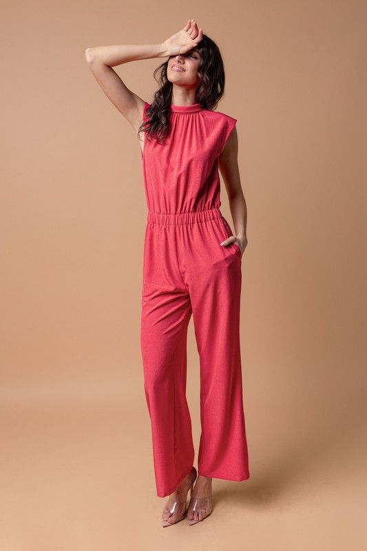 Justine Silky Jumper-Red