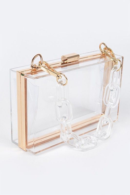 Clear Box Bag