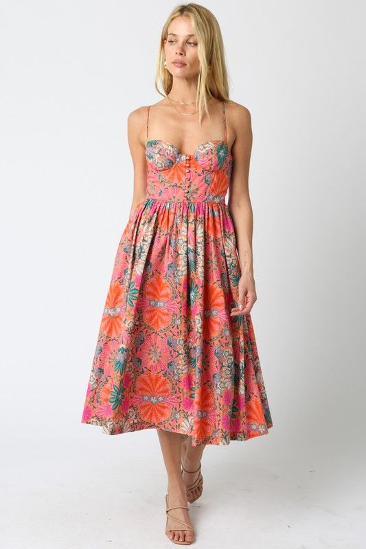 Eve Floral Midi