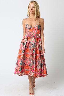 Eve Floral Midi