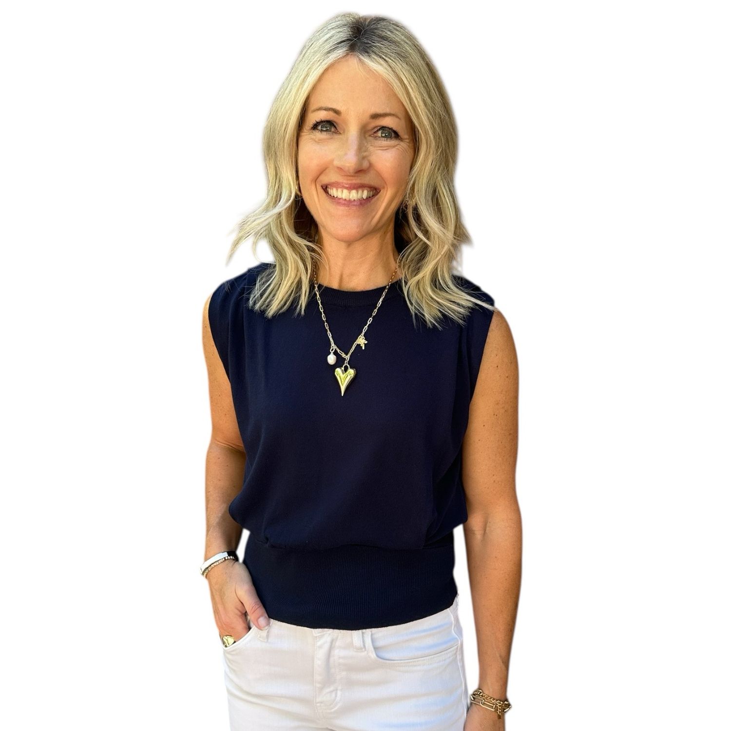 Molly Sweater-Navy